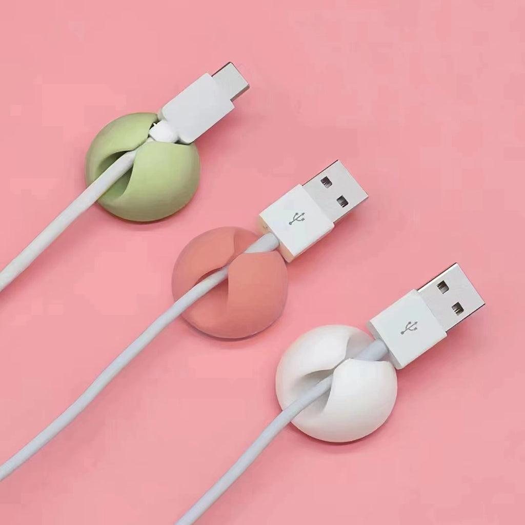 3Pcs Cable Clips Set | Desk Cord Organizer & Wire Holder for Home, Office, Car | Cable Management Accessories