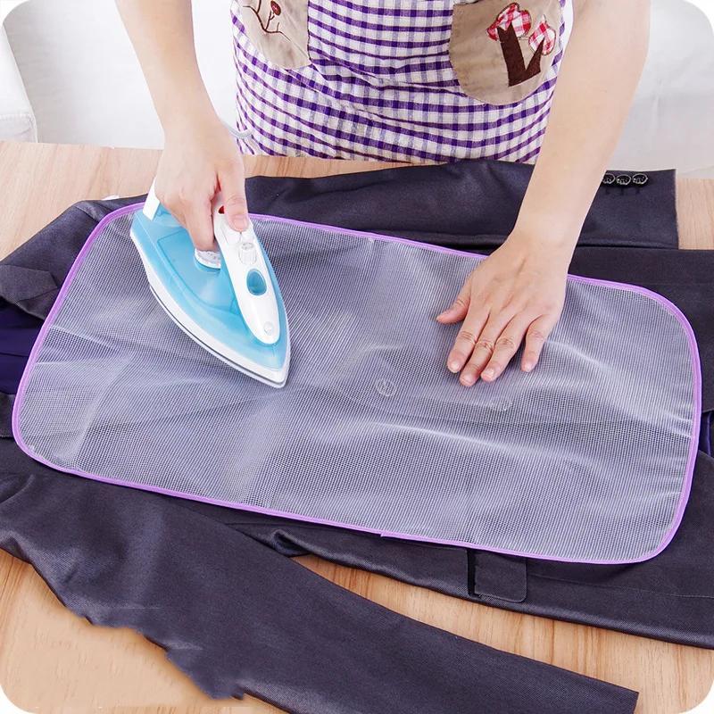 Durable Ironing Mesh Pad - Protective Insulation Pad for Safe Ironing, Prevents Scorching Issues, Easy to Clean, Fits Most Standard Irons, Household Essentials for Delicate Fabrics, Delicate Fabric Protection|Transparent Mesh