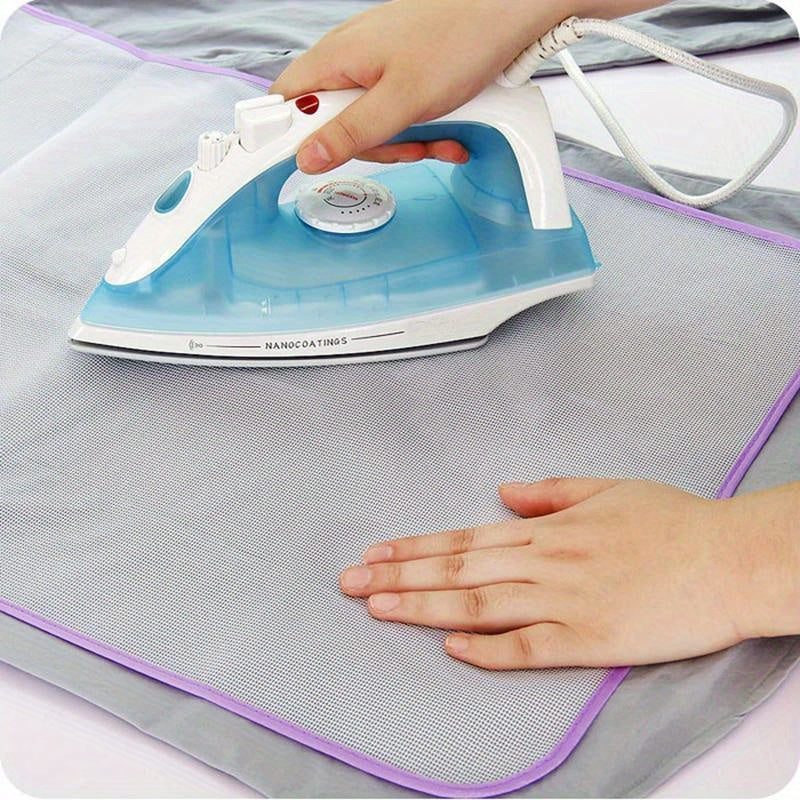 Durable Ironing Mesh Pad - Protective Insulation Pad for Safe Ironing, Prevents Scorching Issues, Easy to Clean, Fits Most Standard Irons, Household Essentials for Delicate Fabrics, Delicate Fabric Protection|Transparent Mesh