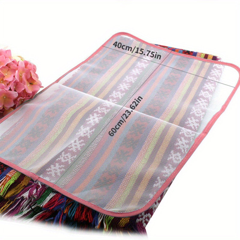 Durable Ironing Mesh Pad - Protective Insulation Pad for Safe Ironing, Prevents Scorching Issues, Easy to Clean, Fits Most Standard Irons, Household Essentials for Delicate Fabrics, Delicate Fabric Protection|Transparent Mesh