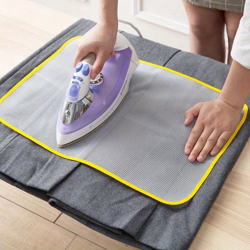 Durable Ironing Mesh Pad - Protective Insulation Pad for Safe Ironing, Prevents Scorching Issues, Easy to Clean, Fits Most Standard Irons, Household Essentials for Delicate Fabrics, Delicate Fabric Protection|Transparent Mesh
