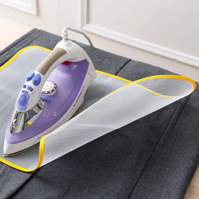 Durable Ironing Mesh Pad - Protective Insulation Pad for Safe Ironing, Prevents Scorching Issues, Easy to Clean, Fits Most Standard Irons, Household Essentials for Delicate Fabrics, Delicate Fabric Protection|Transparent Mesh