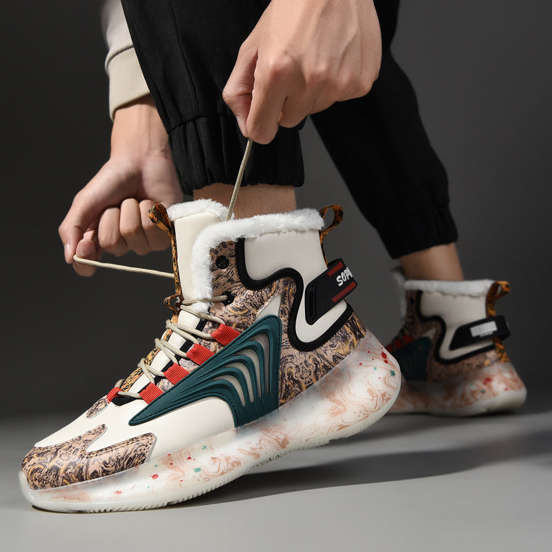 Men’s 2023 Winter Snow Boots – Warm Fleece Lined Non-Slip Ankle Shoes for Outdoor Walking & Hiking