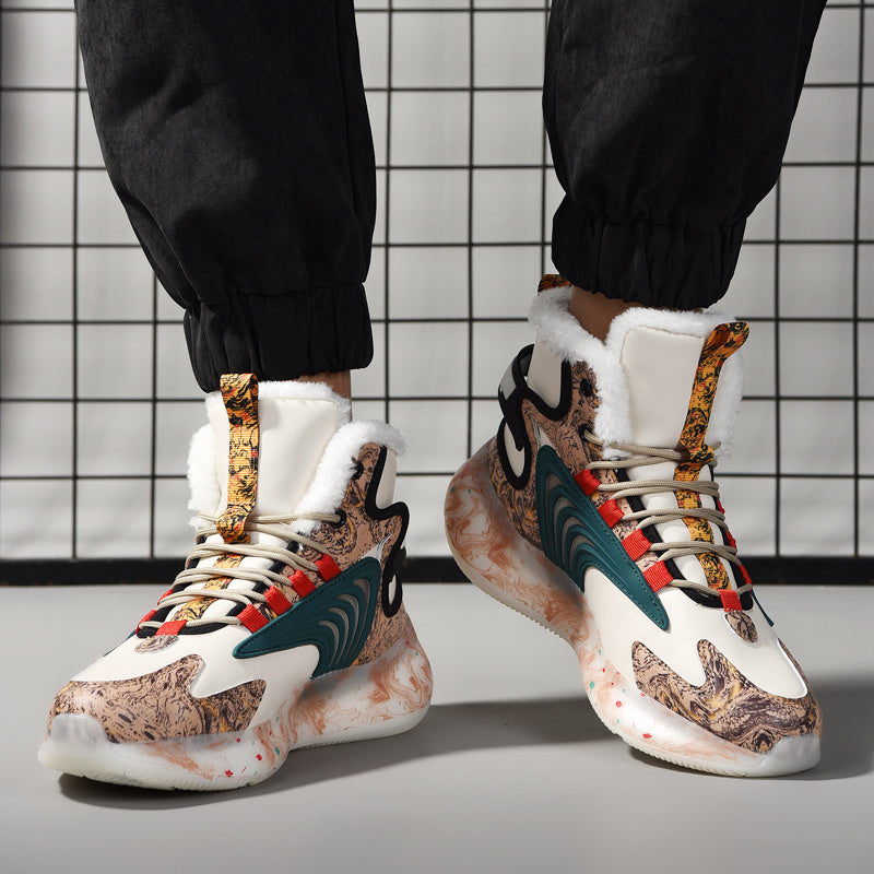 Men’s 2023 Winter Snow Boots – Warm Fleece Lined Non-Slip Ankle Shoes for Outdoor Walking & Hiking