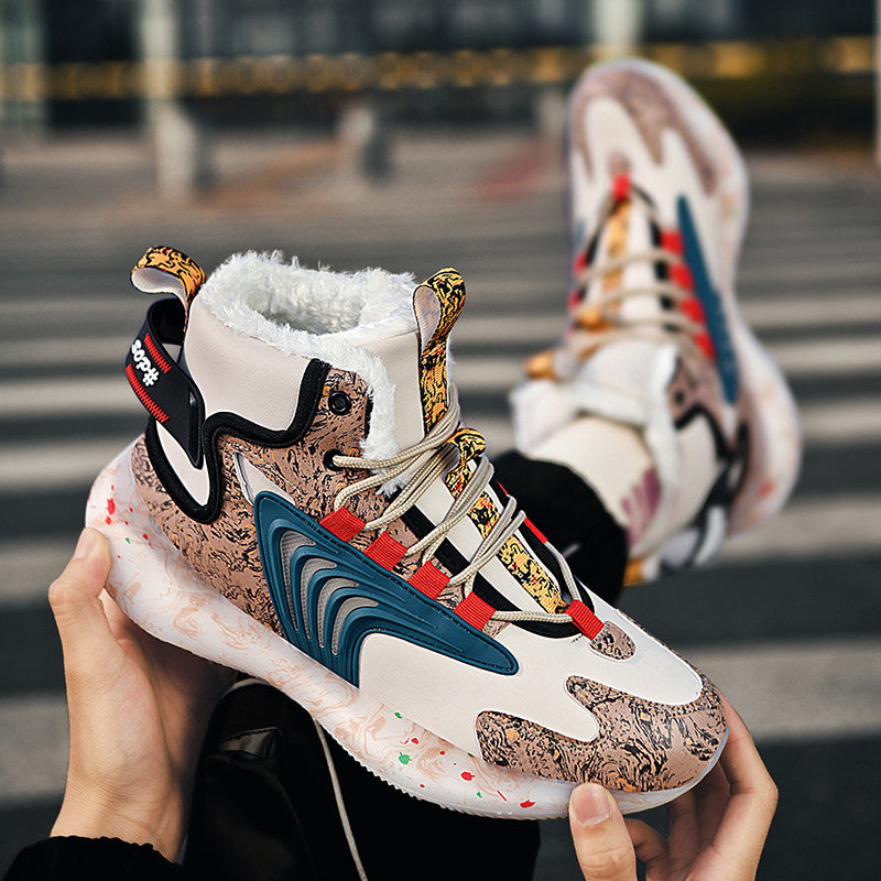 Men’s 2023 Winter Snow Boots – Warm Fleece Lined Non-Slip Ankle Shoes for Outdoor Walking & Hiking