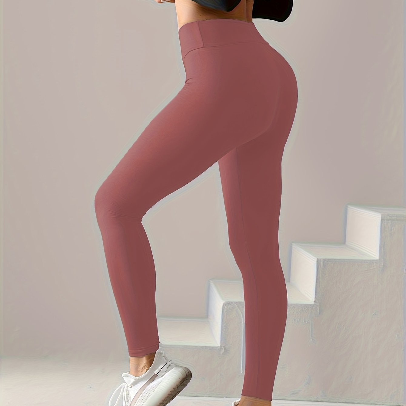 Women’s Slim Fit Yoga Leggings – High Waist Stretchy Fitness, Workout & Activewear Pants