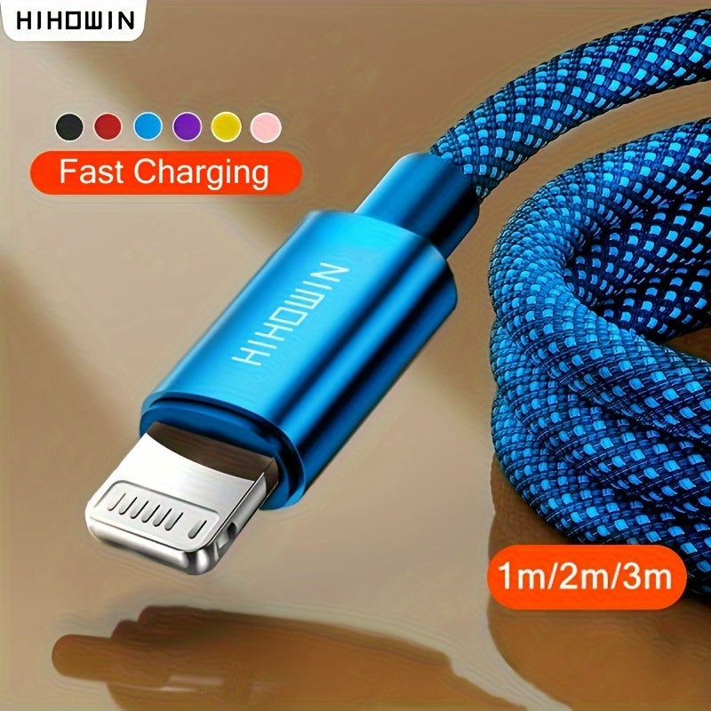 Fast Charging USB Cable for iPhone | Data Sync Charger Cord Compatible with iPhone 14/13/12/11/Pro/Max/SE/X/8/7/6 & iPad
