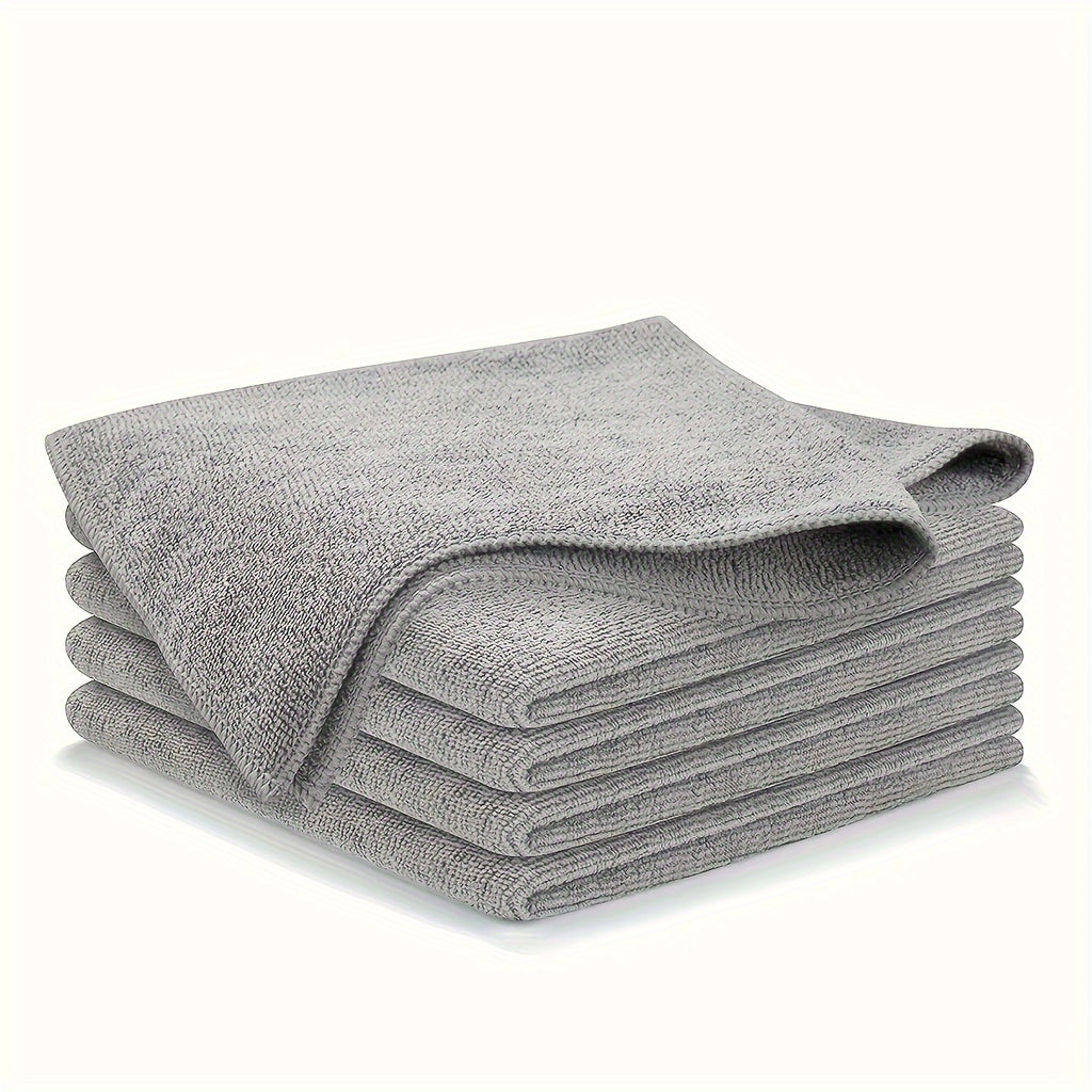 Ultra-Fine Fiber Kitchen Cleaning Cloths – 5/10/20/50/100pcs Light Gray, Soft & Absorbent