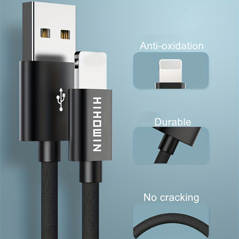 Fast Charging USB Cable for iPhone | Data Sync Charger Cord Compatible with iPhone 14/13/12/11/Pro/Max/SE/X/8/7/6 & iPad