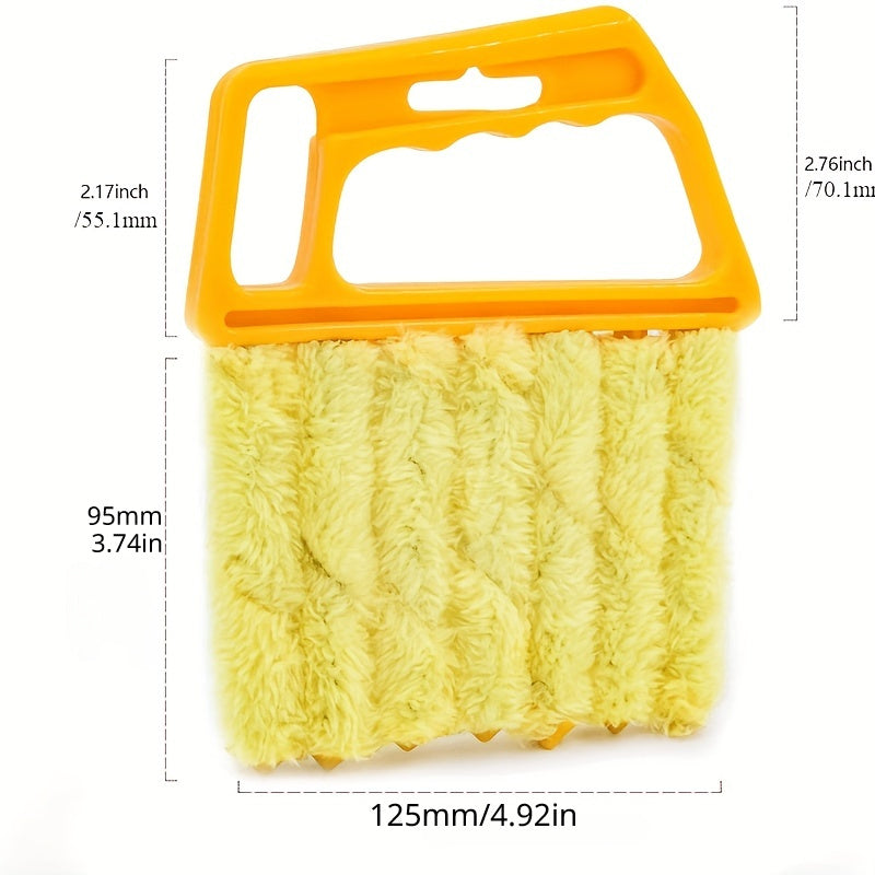 1pc Microfibers Washable Window Cleaning Brushes For Effortless Dust Collection And Blinds Cleaning