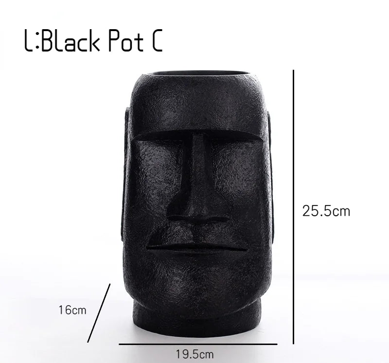 Large Resin Easter Stone Statue Flower Pot Nordic Home Decoration Ornaments Decorations for Home  Home Decoration Accessories