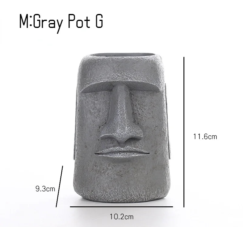 Large Resin Easter Stone Statue Flower Pot Nordic Home Decoration Ornaments Decorations for Home  Home Decoration Accessories