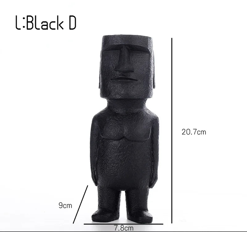 Large Resin Easter Stone Statue Flower Pot Nordic Home Decoration Ornaments Decorations for Home  Home Decoration Accessories