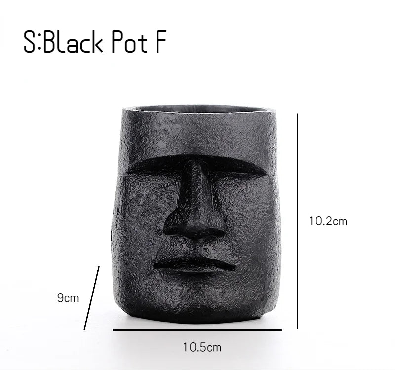 Large Resin Easter Stone Statue Flower Pot Nordic Home Decoration Ornaments Decorations for Home  Home Decoration Accessories