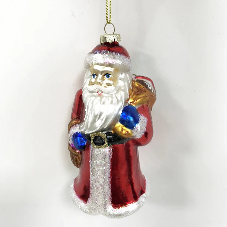 Christmas Christmas tree  glass ornaments, pendants, shopping malls, shop windows, foreign trade export dolls, 4 inches