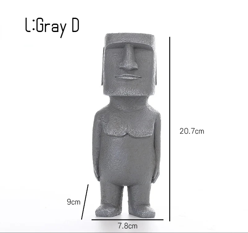 Large Resin Easter Stone Statue Flower Pot Nordic Home Decoration Ornaments Decorations for Home  Home Decoration Accessories