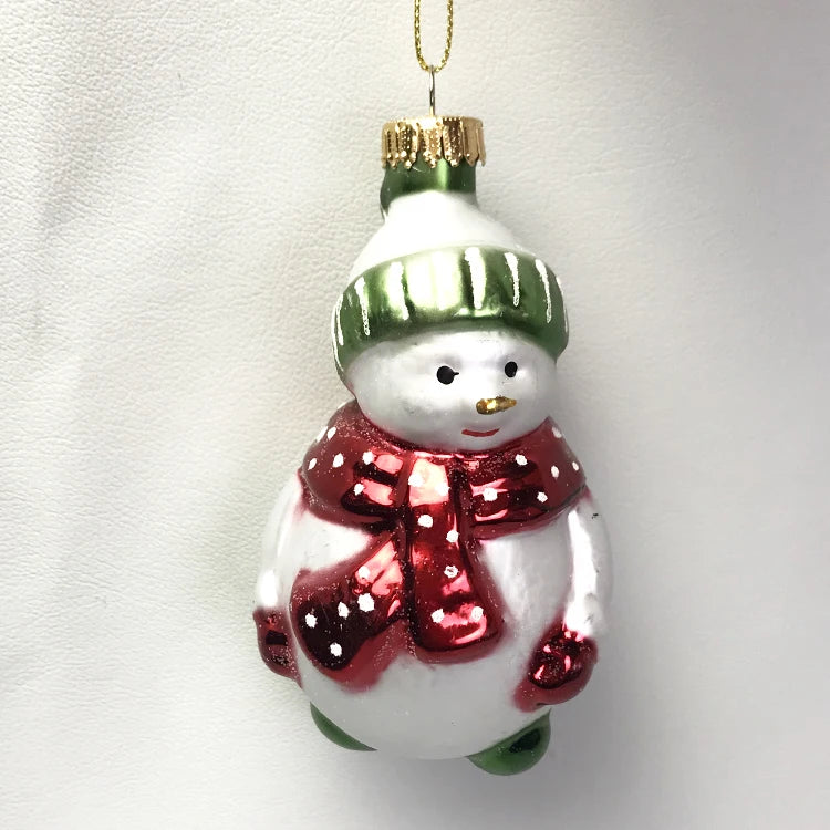 Christmas Christmas tree  glass ornaments, pendants, shopping malls, shop windows, foreign trade export dolls, 4 inches