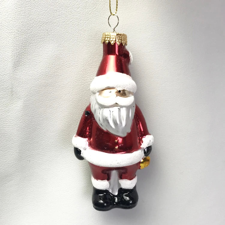 Christmas Christmas tree  glass ornaments, pendants, shopping malls, shop windows, foreign trade export dolls, 4 inches