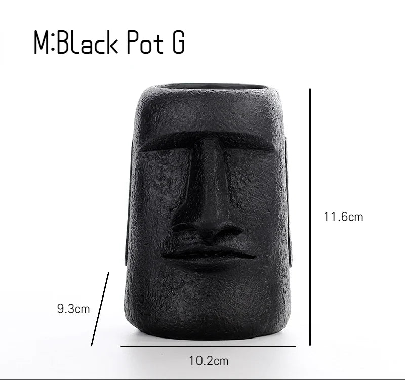 Large Resin Easter Stone Statue Flower Pot Nordic Home Decoration Ornaments Decorations for Home  Home Decoration Accessories