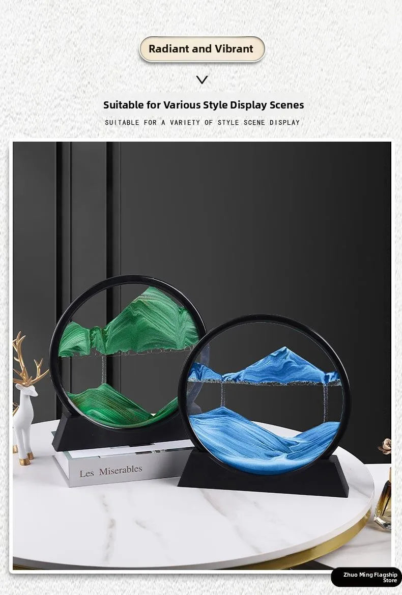 Creative Sandflow Art Clo Living Room Office Bar TV Cabinet Home Decor Luxury Decorative Accories Gifts