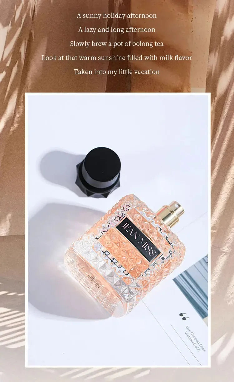 50MLNew Brand 100ml Eau De Parfum Spray for Women Sunset Fresh Light Perfume Fruity Floral Tones Long Lasting Perfume for Women