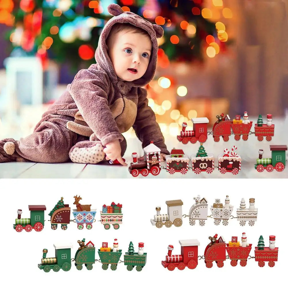 Christmas Train Decoration – Festive Home Ornament for Xmas & New Year 2026