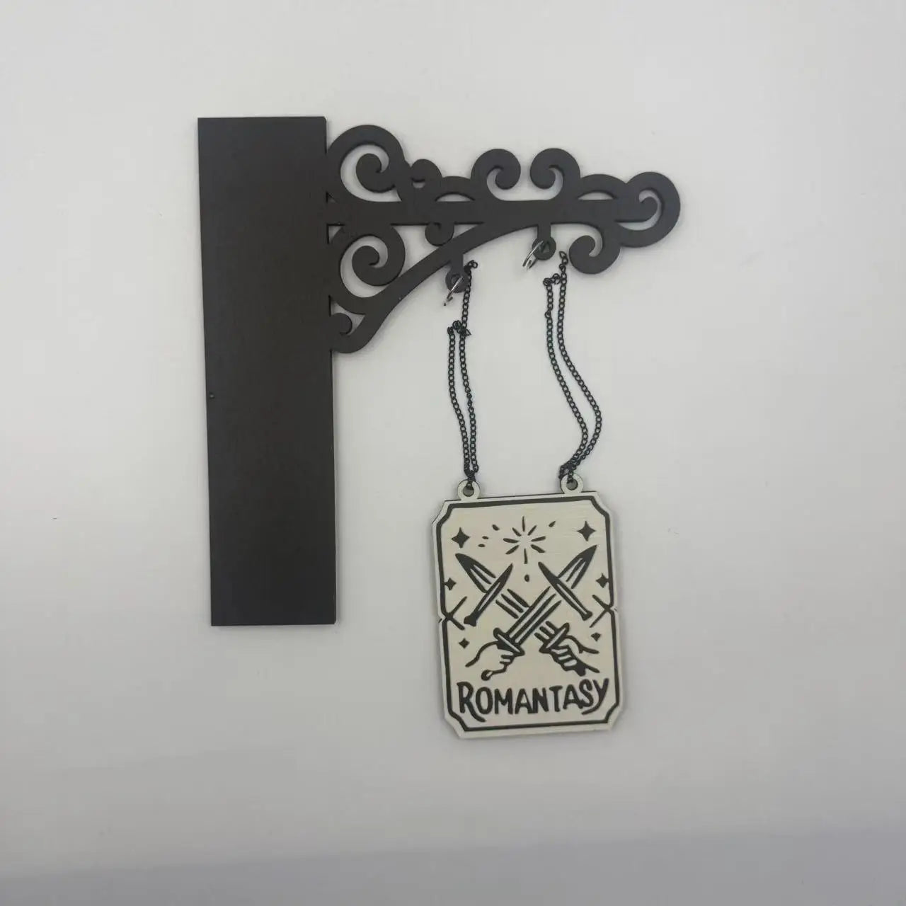 Book-Themed Wall Hanging Decor – Creative Literary Sign for Readers & Home Display