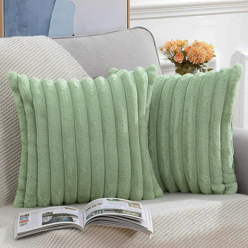 1pc Stripe Corduroy Pillow Case,Creative Home Fabric PillowCushion For Sofa Bedroom Car, Home Decoration Home Decor Room Decor