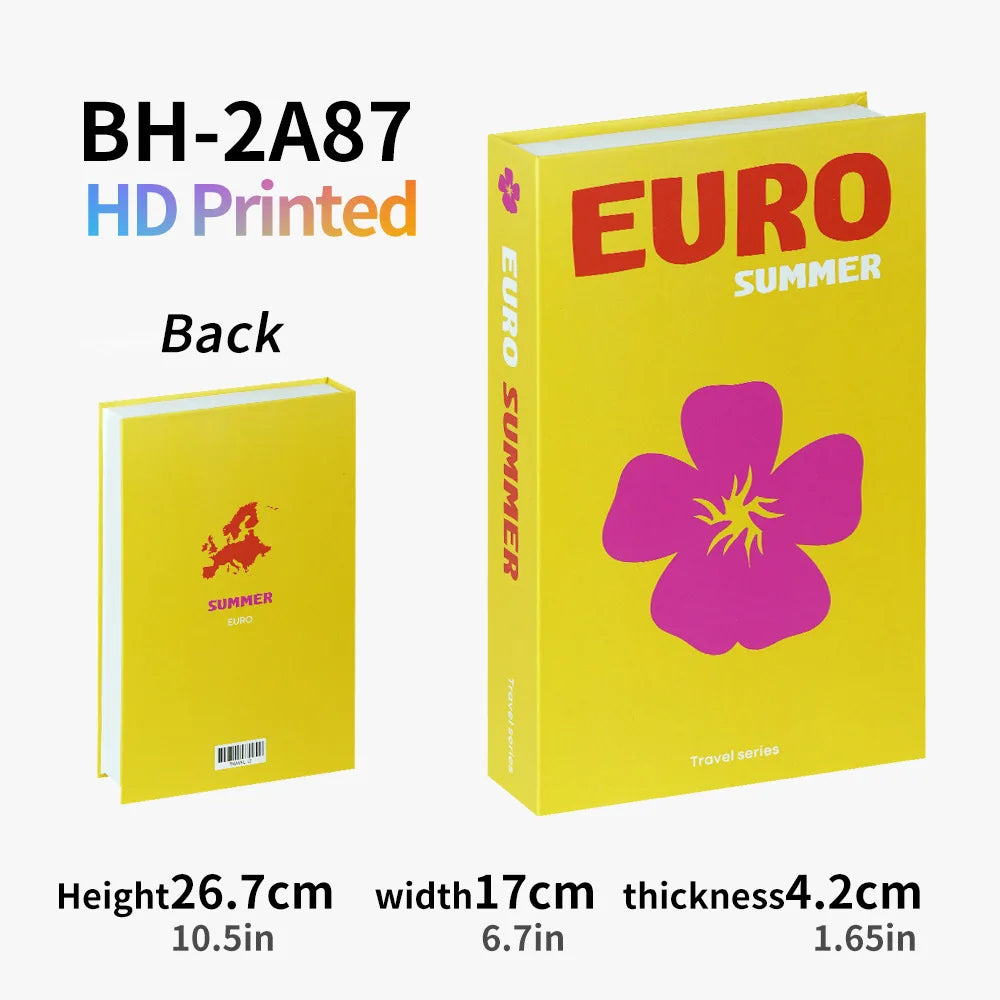 Colorful Decorative Books for Rooms Vacation Style Fake Books Decorations Coffee Table Ornaments Home Additional Decoration ﻿ ﻿