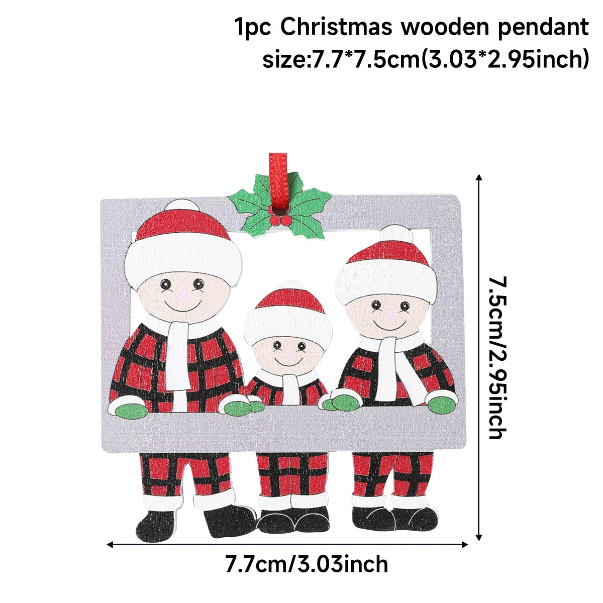 Christmas Pendant DIY Personal Family Christmas Decorations For Home 2024 Navidad Christmas Tree Hanging Ornament New Year 2025