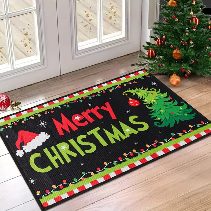 Christmas Welcome Doormat – Outdoor Holiday Carpet for Home, Xmas & New Year 2026