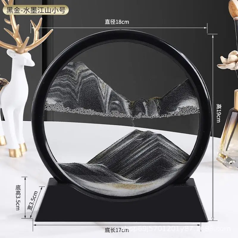 Creative Sandflow Art Clo Living Room Office Bar TV Cabinet Home Decor Luxury Decorative Accories Gifts