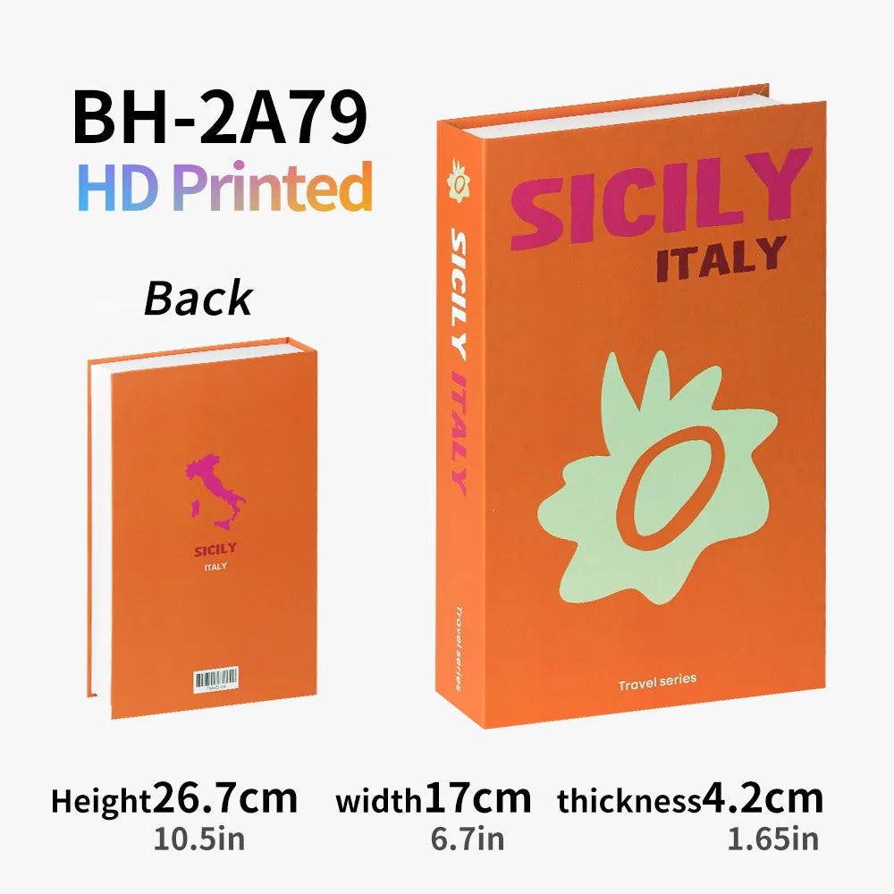 Colorful Decorative Books for Rooms Vacation Style Fake Books Decorations Coffee Table Ornaments Home Additional Decoration ﻿ ﻿