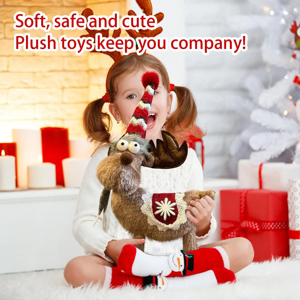 Festive Santa Claus Doll – Christmas Home Decor 2026 | Tabletop Xmas Ornaments, Holiday Navidad & Noel Decorations, New Year 2025 Gift Idea