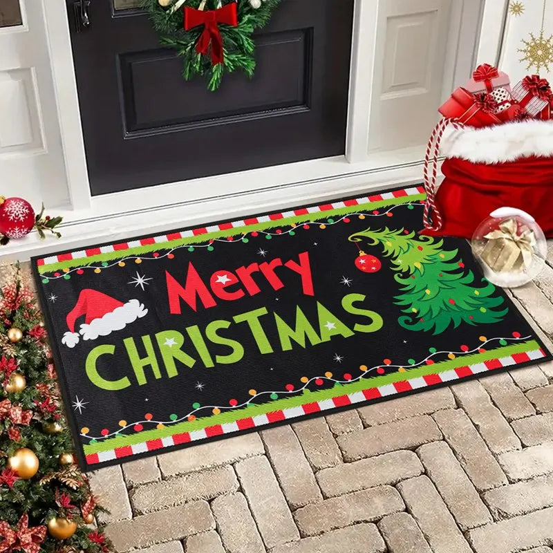 Christmas Welcome Doormat – Outdoor Holiday Carpet, Merry Christmas Home Decoration 2026