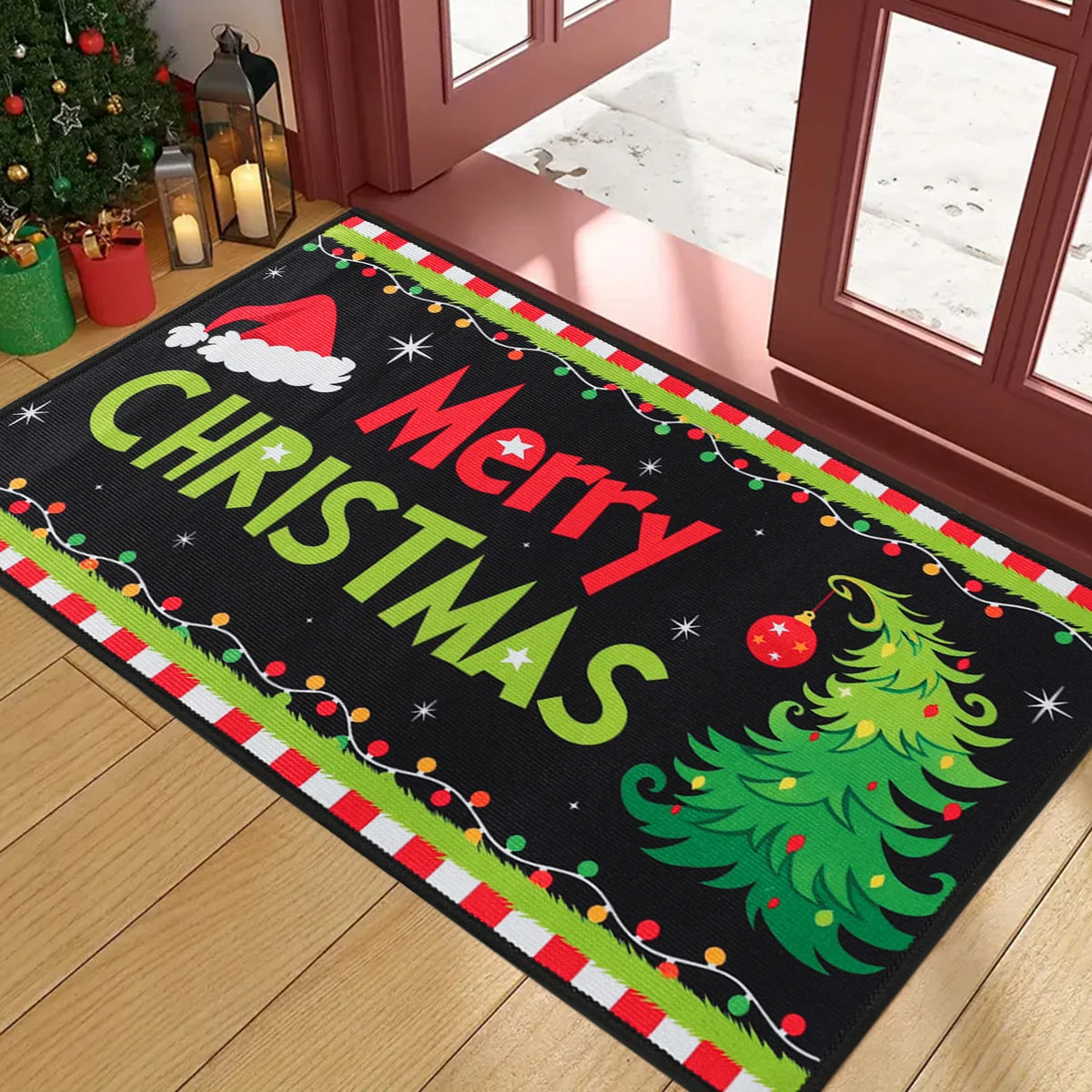 Christmas Welcome Doormat – Outdoor Holiday Carpet for Home, Xmas & New Year 2026