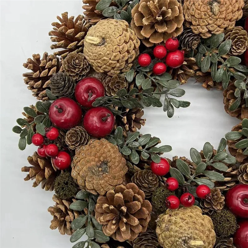 A19F Christmas Wreath – Holiday Home Decoration for Living Room, Dining Table & Wedding