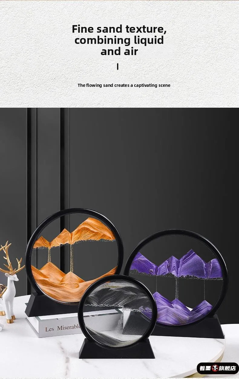 Creative Sandflow Art Clo Living Room Office Bar TV Cabinet Home Decor Luxury Decorative Accories Gifts