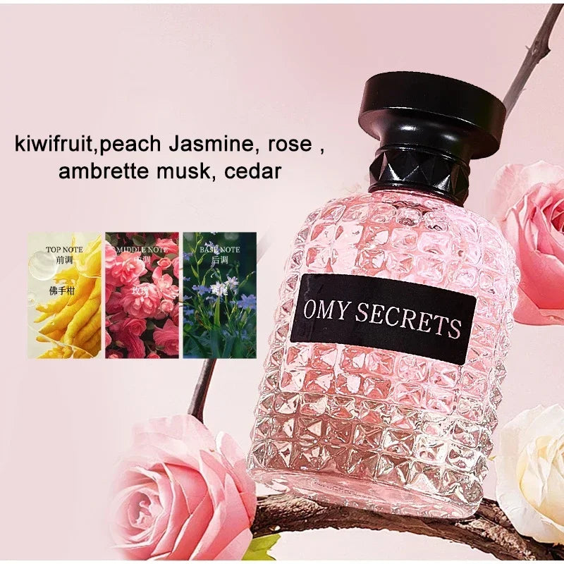 Miss Adventure Donna Perfume Luxury Spray Floral Fruity Scent Rose Jasmine Lasting Fresh Fragrance Daytime Rose Eau De Toilette