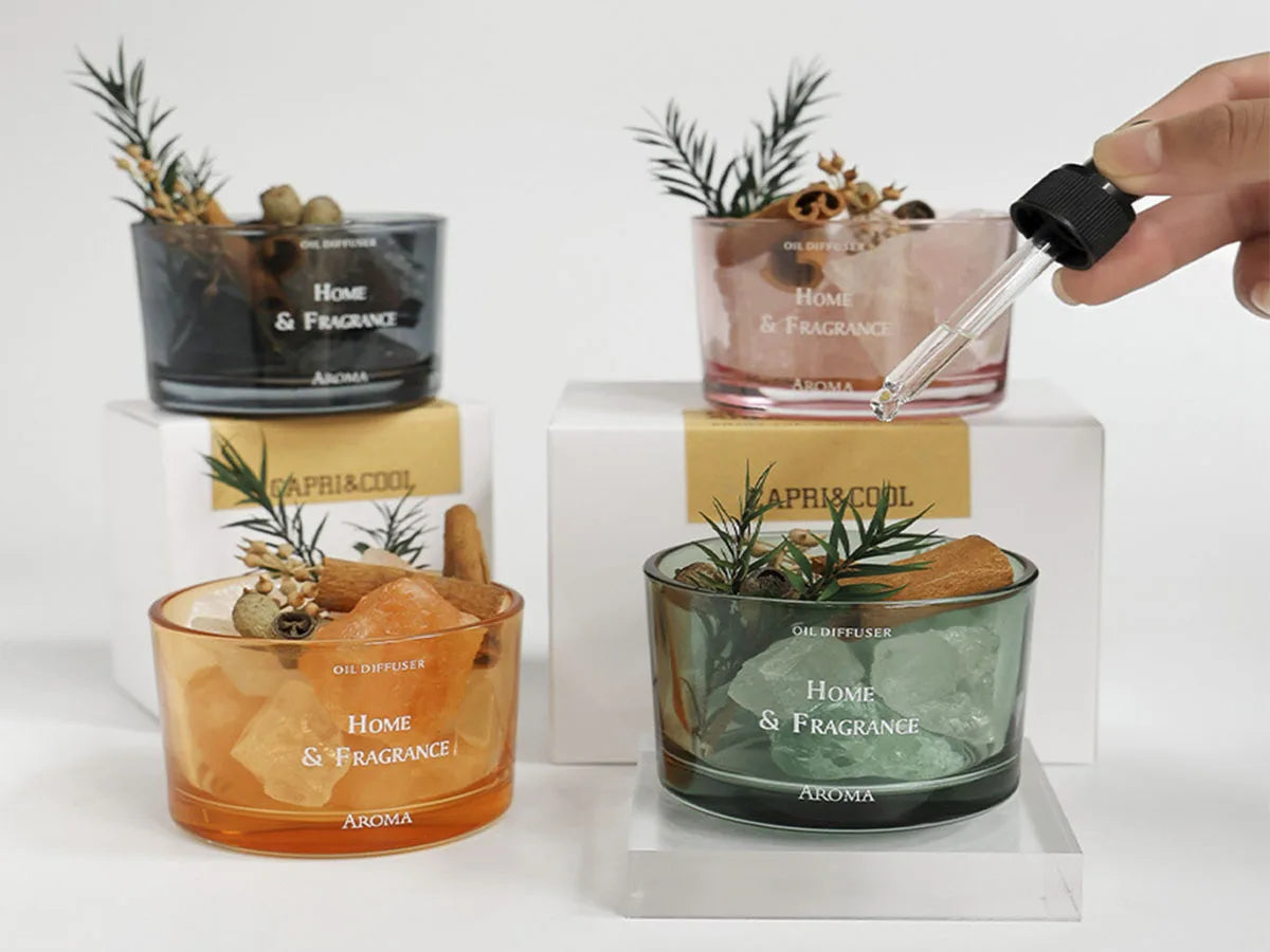 Stone Diffuser Essential Oil Home Natural Essential Oils Home Scent Diffuser Essential Oil Crystal Home Decoration