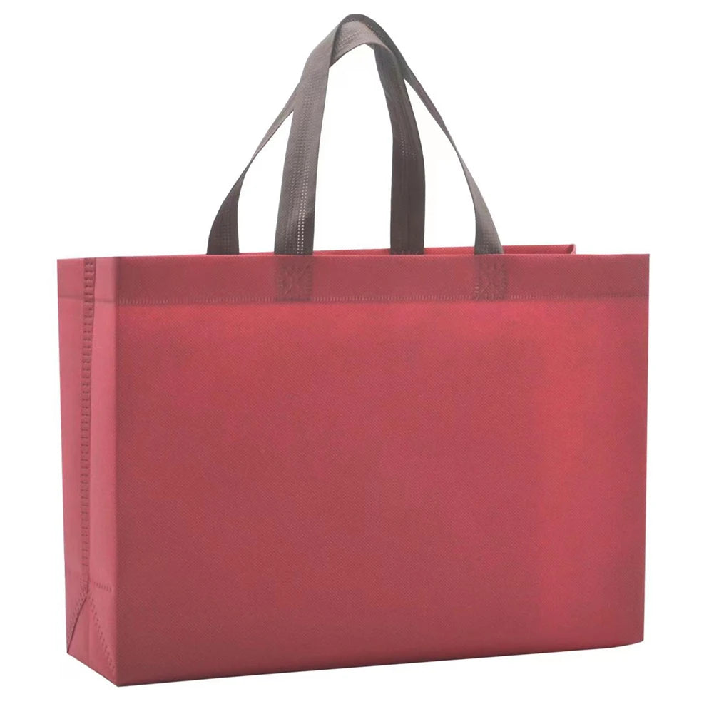 Foldable Reusable Shopping Bag – Large Eco-Friendly Tote for Women & Men, Non-Woven Fabric Grocery Bag