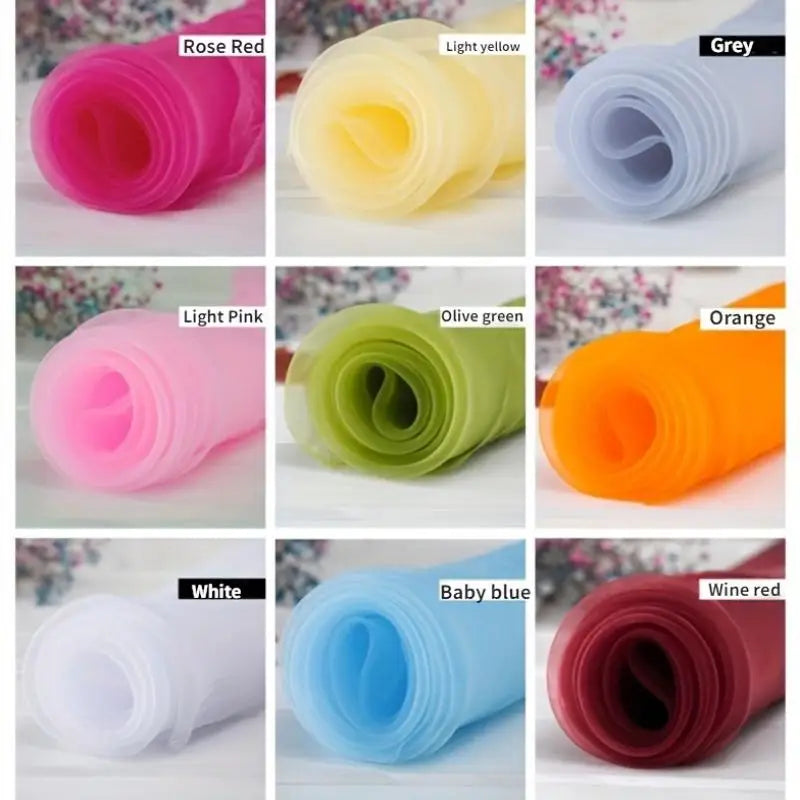 1Pc Transparent Window Screen Curtain 100×200cm | Lightweight Semi-Sheer Door & Window Curtain | Breathable Mesh Panel for Living Room & Bedroom