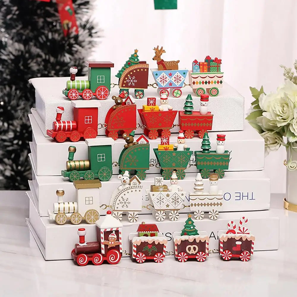 Christmas Train Decoration – Festive Home Ornament for Xmas & New Year 2026
