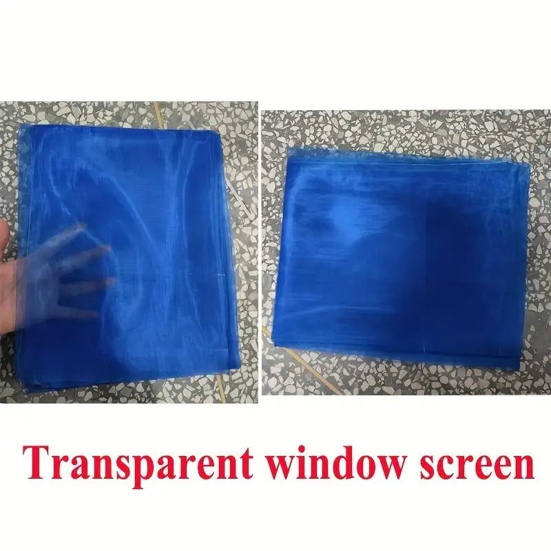 1Pc Transparent Window Screen Curtain 100×200cm | Lightweight Semi-Sheer Door & Window Curtain | Breathable Mesh Panel for Living Room & Bedroom