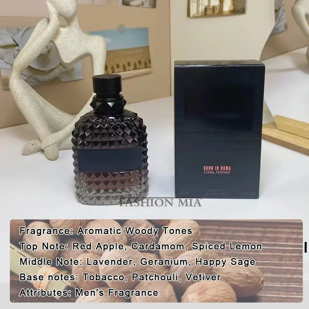 100ml Luxury Mr. Darkness Perfume – Floral-Woody Eau de Parfum for Men & Women