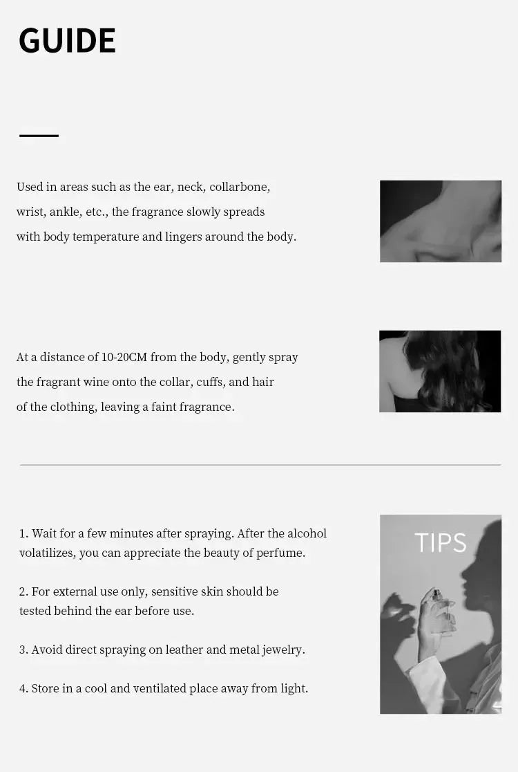 50MLNew Brand 100ml Eau De Parfum Spray for Women Sunset Fresh Light Perfume Fruity Floral Tones Long Lasting Perfume for Women