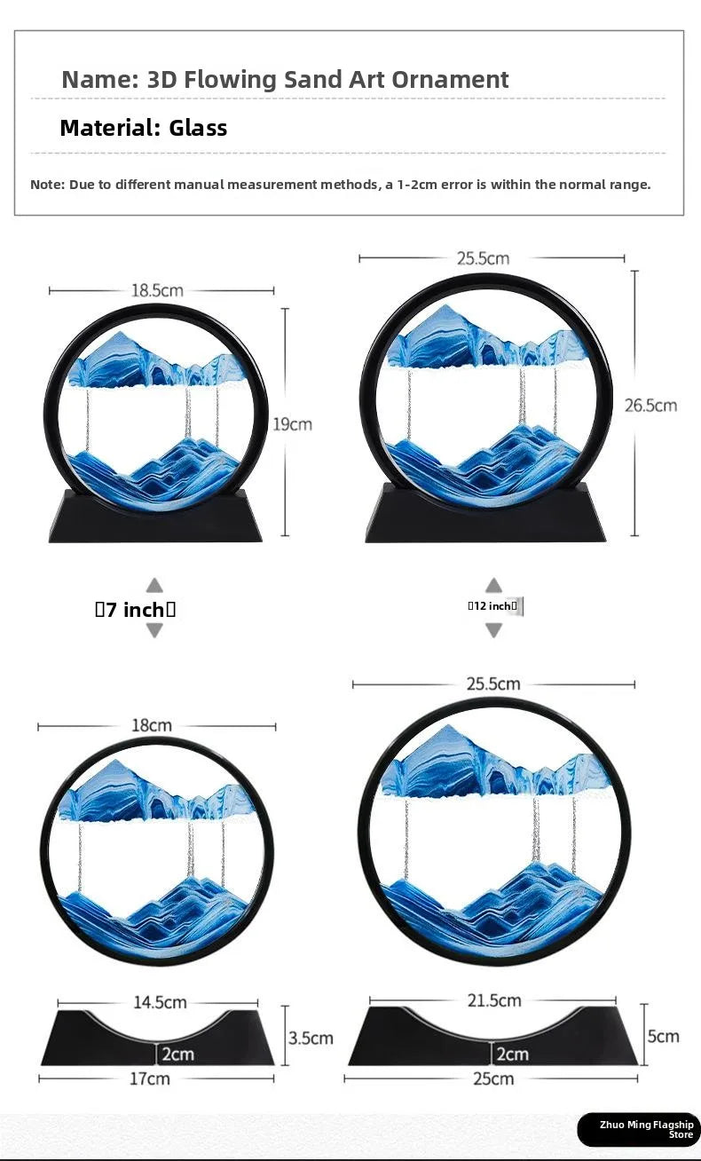 Creative Sandflow Art Clo Living Room Office Bar TV Cabinet Home Decor Luxury Decorative Accories Gifts