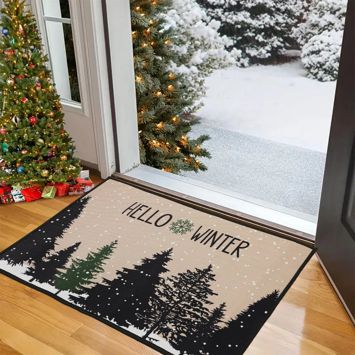 Christmas Welcome Doormat – Outdoor Holiday Carpet, Merry Christmas Home Decoration 2026
