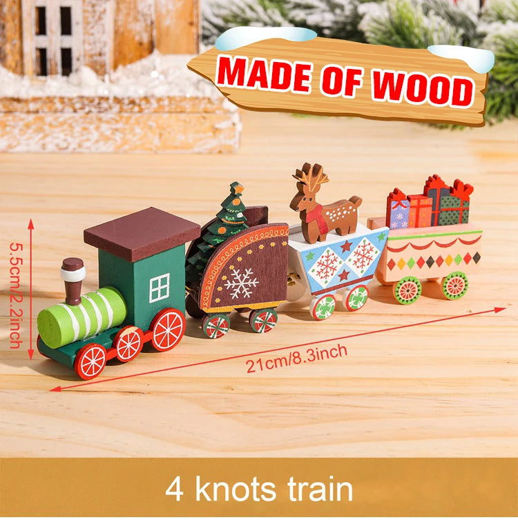 Christmas Train Decoration – Festive Home Ornament for Xmas & New Year 2026