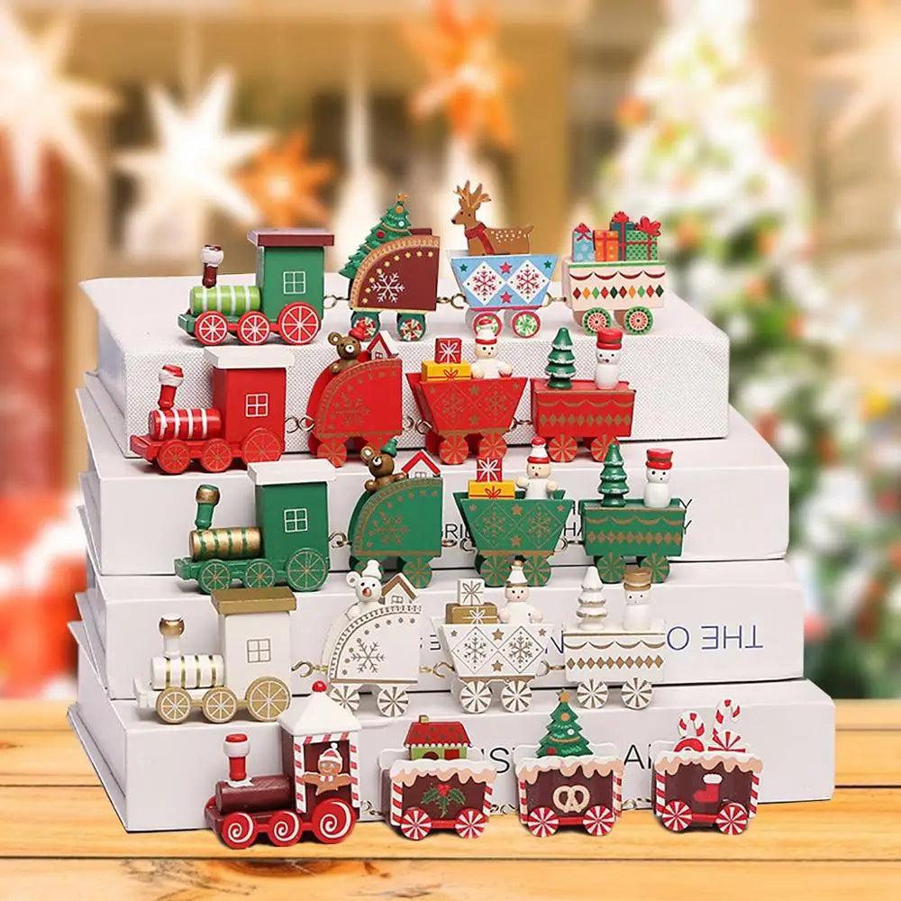 Christmas Train Decoration – Festive Home Ornament for Xmas & New Year 2026